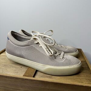 Rothy's The Lace Up Sneaker in gray